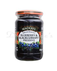 MACKAYS BLUEBERRY BLACKCURRANT PRESERVE 340 G