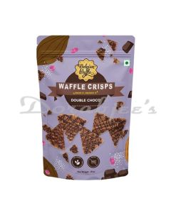 THE BELGIAN WAFFLE CO  DOUBLE CHOCO CRISPS CHIPS 85G