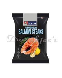 BIG SAMS FROZEN NORWEGIAN SALMON STEAKS 250G