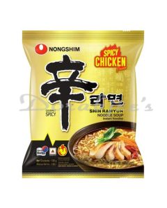 NONGHIM SHIN RAMYUN NOODLE SOUP WITH SPICY CHICKEN FLAVOR 120G