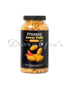 PROSEED SNACKS JOWAR PUFF PERIPERI JAR 150G SLOW ROASTED GLUTEN FREE MILLET PUFFS