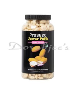 PROSEED SNACKS JOWAR PUFF CREAM ONION JAR 150G SLOW ROASTED GLUTEN FREE MILLET PUFFS