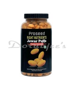 PROSEED SNACKS JOWAR PUFFS TOMATO JAR 150G SLOW ROASTED GLUTEN FREE MILLET PUFFS