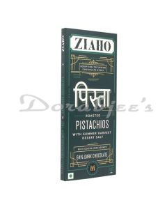 ZIAHO CHOCOLATE 64 DARK PISTACHIO AND DESERT SALT 65G