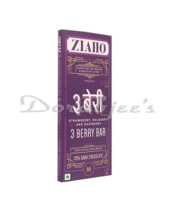 ZIAHO CHOCOLATE 70 DARK MAHABALESHWAR 3 BERRY 65G