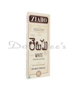 ZIAHO CHOCOLATE 40 WHITE PLAIN 65G