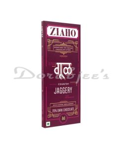 ZIAHO CHOCOLATE 70 DARK JAGGERY PLAIN 65G