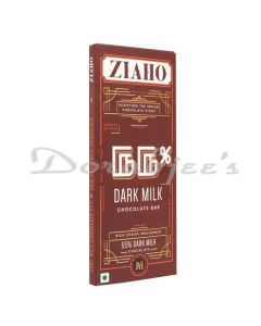 ZIAHO CHOCOLATE 55 DARK MILK PLAIN 65G