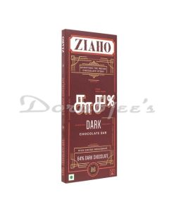 ZIAHO CHOCOLATE 64 DARK PLAIN 65G