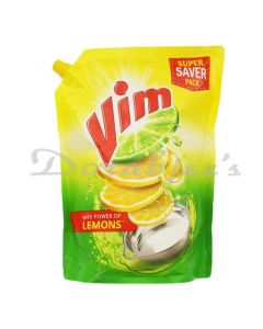 VIM DISH WASH LEMON LIQUID POUCH 2 LT