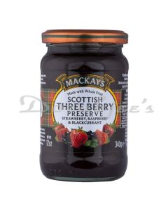 MACKAYS SCOTTISH 3 BERRY PRESERVE 340G