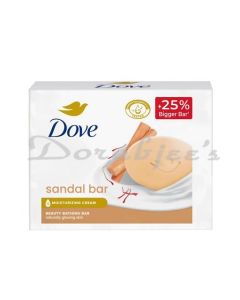 DOVE SANDALWOOD BEAUTY BATHING SOAP BAR 3X125G