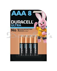 DURACELL ULTRA AAA8 BATTERIES TEAR PACK OF 4