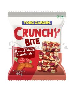 TONG GARDEN CRUNCHY BITE ALMONDS AND CRANBERRIES 50G