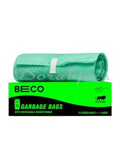 BECO BIO GARBAGE BAGS LARGE GREEN COLOR 15PCS/ROLL