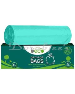 BECO COMPOSTABLE BIO DEGRADABLE  GARBAGE BAGS  EXTRA LARGE 76 X 93 CM 10 PCS