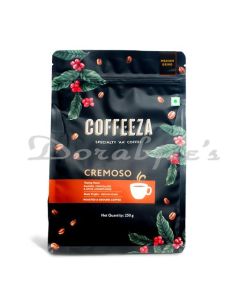 COFFEEZA CREMOSO MEDIUM GRIND GROUND FILTER COFFEE 250G