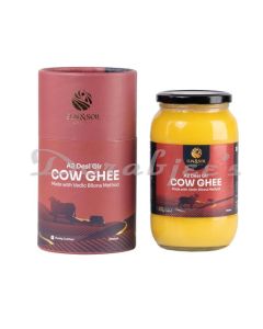 SUN AND SOIL ORGANIC A2 GHEE 1000 ML  GLASS JAR  DANEDAR DESI GHEE