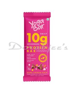 YOGA BAR 10G PROTEIN BAR DARK CHOCO CHIP 50G