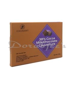 COCOACRAFT MILK COOKING CHOCOLATE 38%  210G