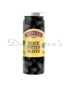 BORGES BLACK PITTED OLIVE 450G