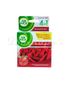 AIRWICK AIR FRESHENER EVERY FRESH GEL MORNING ROSE 50G