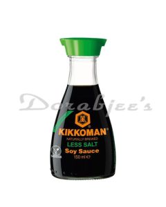 KIKKOMAN LESS SALT SOY SAUCE 150ML