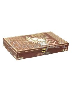 FESTIVE SB 6 PARTITION BROWN FLOWERY DRY FRUIT BOX 600 G