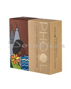 PHOOL INCENSE CONES  VETIVER 180 G