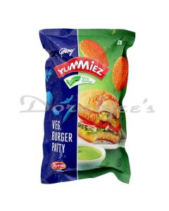 GODREJ YUMMIEZ FROZEN VEG BURGER P360