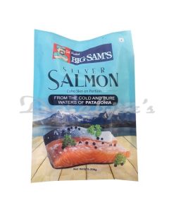 BIG SAM'S SILVER COHO SALMON SKIN ON PORTION 200G