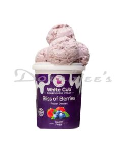 WHITECUB VEGAN PLANT BASED ICE CREAM BLISS OF BERRIES 500ML