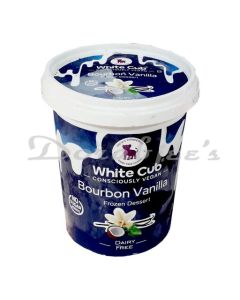 WHITECUB VEGAN PLANT BASED ICE CREAM BOURBON VANILLA 500ML