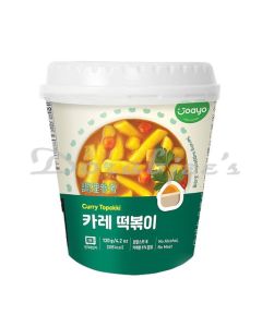 JOAYO CURRY TOPOKKI INSTANT RICE CAKE VEGETARIAN 120G