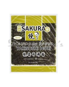 SAKURA NORI SHEET ROASTED SUSHI SEAWEED 23G