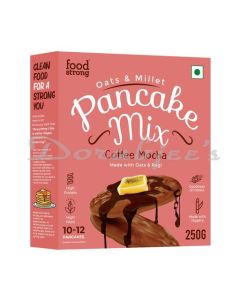 FOODSTRONG OATS AND MILLETS COFFE MOCHA PANCAKE MIX  250 G