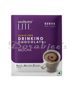 COCOSUTRA LITE  SUGAR FREE DRINKING CHOCOLATE MIX  MOCHA 20 G