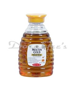 MOLTEN GOLD NATURAL HONEY SQUEEZEIT BOTTLES:  PURE AND SUBLIME HONEY 500 G