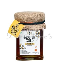 MOLTEN GOLD NATURAL HONEY SQUEEZEIT BOTTLES:  PURE AND SUBLIME HONEY 250 G