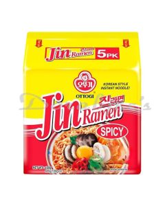 JIN RAMEN SPICY NOODLES 600G PK OF 5