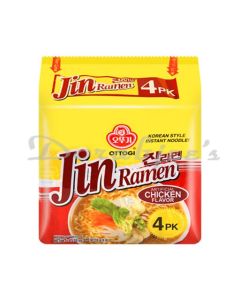 JIN RAMEN CHICKEN PK OF 4 INSTANT NOODLES 440G