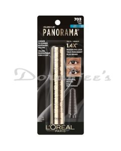 LOREAL VOLUMINOUS PANORAMA WATERPROOF MASCARA VOLUMIZING, CLUMP FREE, SMUDGE FREE BLACK, 9.4ML