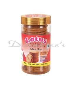 LOTUS WHEAT CHIPS AACHAR MASALA 100G   NO MAIDA 100% WHEAT  ROSTED READY TO EAT