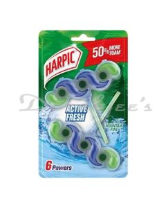 HARPIC TOILET CLEANER ACTIVE FRESH MOUNTAIN PINE 6 POWERS 2 X 35 G