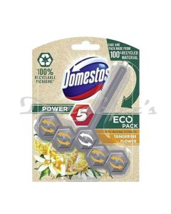 DOMESTOS TOILET CLEANER POWER 5 ECO PACK TANGERINE FLOWER 55 G