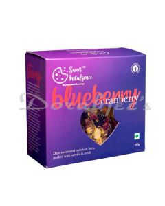 SWEET INDULGENCE CRANBERRY BLUEBERRY DATE BARS 180G