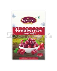 OPULENCE CRANBERRIES DRIED AND WHOLE 200G