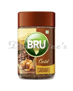 BRU GOLD FLAVORED INSTANT COFFEE CARAMEL 100G