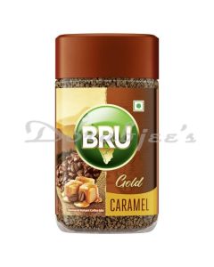 BRU GOLD FLAVORED INSTANT COFFEE CARAMEL 55G