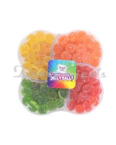 DELIGHT NUTS SUGAR COATED JELLY BALLS 4 IN 1 PREMIUM QUALITY 400G